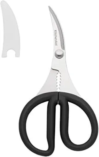 Miniatura 6 de KitchenAid KQ351OHOBA - Tijeras universales de acero inoxidable, color negro