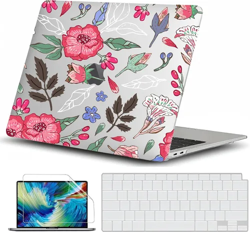 Miniatura 28 de GVTECH Funda para MacBook Air de 13 pulgadas (2010-2017) A1369 A1466 carcasa rígida de plástico, carcasa negra