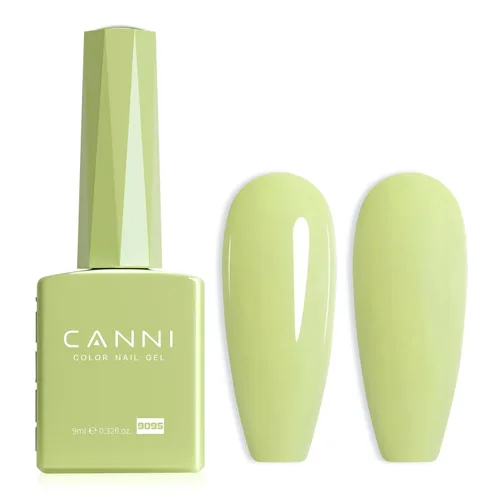 Miniatura 30 de CANNI - Esmalte de uñas de gel rosa claro - 1 unidad de 0.5 onzas, color rosa bebé, color rosa pálido de alto brillo, esmalte de uñas con remojo UV