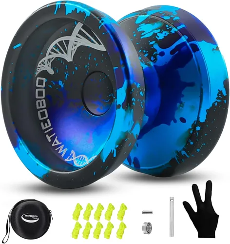 Miniatura 7 de C130 yoyo Profesional Sensible Yoyo Rodamiento para Principiantes Rodamiento No Sensible de Dedo Girar Yoyos Truco Yoyo Pro yoyos con Accesorios