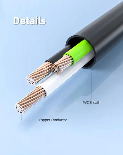 Miniatura 8 de Superer Cable de alimentación de CA de 3 clavijas apto para olla instantánea, olla a presión eléctrica, olla arrocera, máquina de leche de soja
