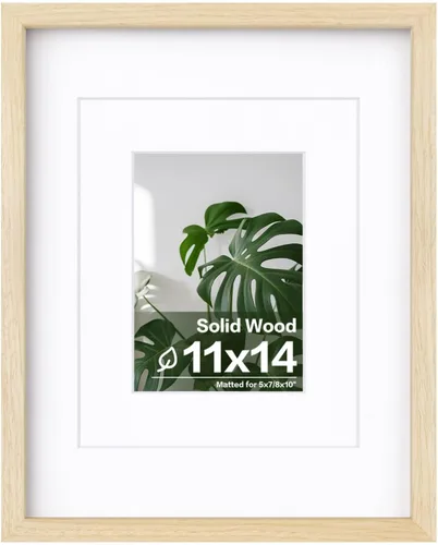 Miniatura 176 de Egofine - Portarretratos de 4 x 6 pulgadas, de madera maciza con plexiglás, para fotos de 3.5 x 5 con paspartú o de 4 x 6 sin paspartú, para colocar