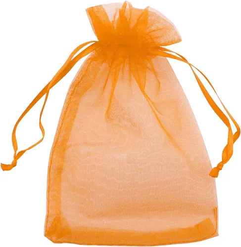 Miniatura 15 de Allgala 100 bolsas de regalo Orangza PF53400 con cordón, 8 x 12 pulgadas, surtidas