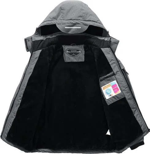 Miniatura 3 de Chaqueta de esquí impermeable para mujer con capucha