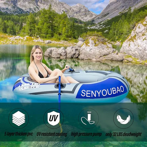 Miniatura 7 de BESTHLS Barco inflable, piscina y barco inflable del lago
