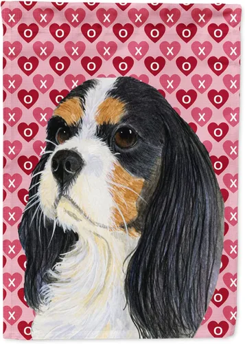 Miniatura 17 de Caroline's Treasures SS4484GF Bandera de jardín con diseño de bulldog inglés y corazones para el Día de San Valentín, bandera decorativa para patio