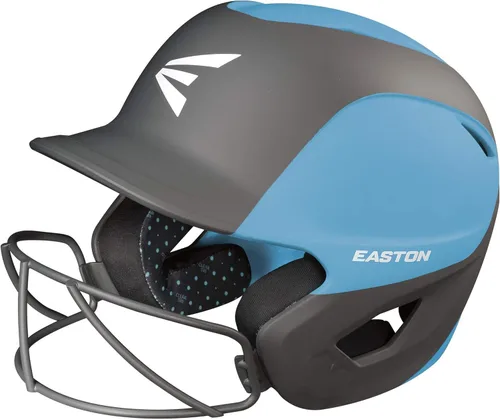 Miniatura 15 de Easton Casco de bateo Ghost con máscara Sóftbol de lanzamiento rápido Mate de dos tonos Múltiples estilos Negro/Blanco