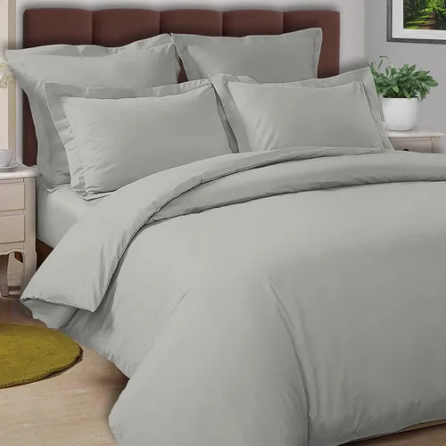 Miniatura 15 de Pizuna 100% Cotton Duvet Cover Set Twin Size - Percale Weave Long Staple Combed Cotton Duvet Cover (68" x 86") with 4 Corner Ties & Button Closure