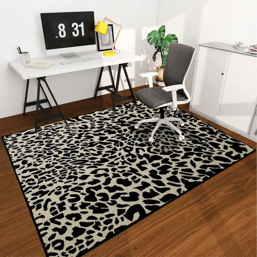 Miniatura 49 de chakme Tapete para silla de oficina para suelo de madera dura, 48 x 36 pulgadas, protector de escritorio de computadora de fácil deslizamiento