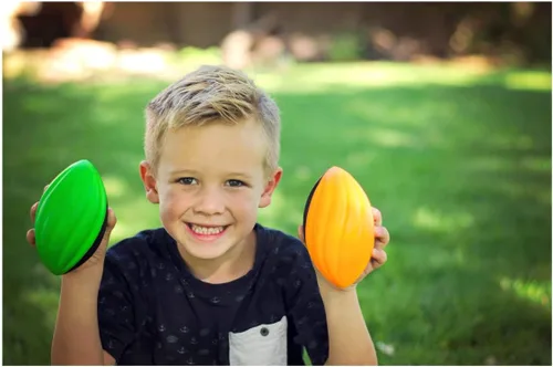 Miniatura 3 de Blu Jay LMC Products - Mini balones de fútbol americano de espuma en espiral de 5 pulgadas, fútbol pequeño para niños, fútbol para niños pequeños