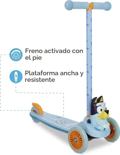 Miniatura 4 de Voyager - Self-Balancing Toddler Kick Scooter, 3-Wheel Scooter with Light-Up Wheels, Extra Wide Deck, Foot Brake, Lean-to-Steer Design, 75 lb Limit