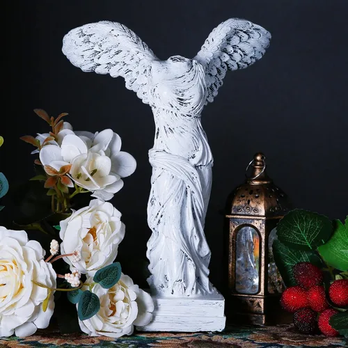 Miniatura 8 de Regalo decorativo de estatua de la victoria de samotracia, mitología griega y romana, diosa clásica, decoración de interiores para el hogar