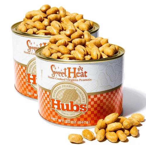 Miniatura 9 de Hubs Virginia Cacahuetes Salados 2 packs de 40 oz latas.