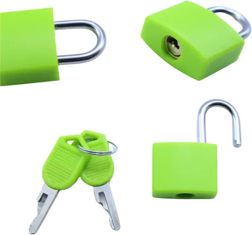 Miniatura 5 de Cerraduras pequeñas para maleta con llaves, 12 cerraduras pequeñas para equipaje, candados pequeños para casillero, mini cerradura para casillero