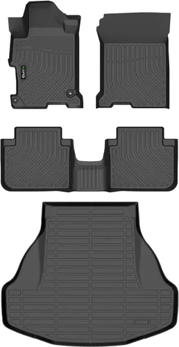 Miniatura 10 de Alfombrillas y revestimiento para maletero para Jeep Grand Cherokee L 2021-2025 (6 pasajeros, sin consola central) con respaldo, revestimientos