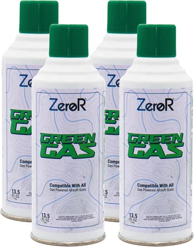 Miniatura 10 de ZeroR® Green Gas Fuel for Airsoft Pistols 13.5 fl oz Each (11.8 oz by Total Weight)
