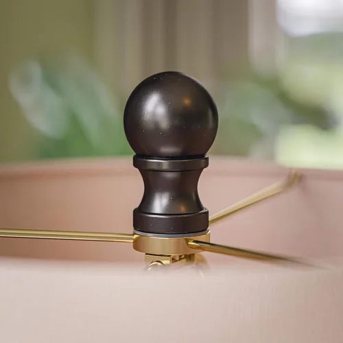 Miniatura 9 de Kenroy Home Charlotte - Paquete de 3 lámparas de mesa, 1 lámpara de pie con acabado de bronce aceitado, estilo clásico, 30.5 pulgadas de alto, 13