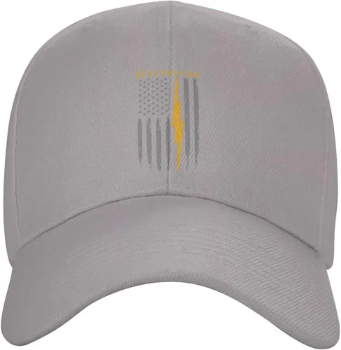 Miniatura 11 de Gorra de béisbol de electricista estadounidense con bandera de Estados Unidos