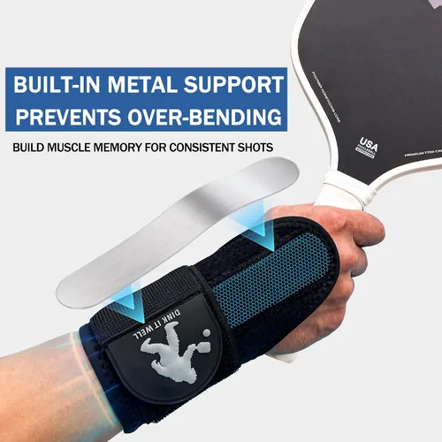 Miniatura 2 de Pickleball Dink & Drop Trainer Muñequera - Soporte de muñeca para hombres y mujeres, reduce la fatiga y mejora la precisión