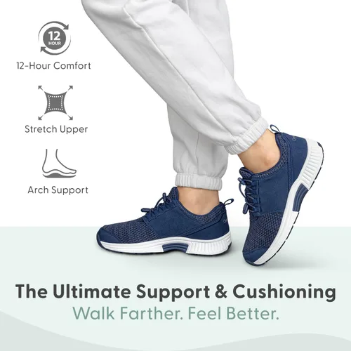 Miniatura 2 de Orthofeet Zapatillas ortopédicas de punto Francis sin ataduras para mujer