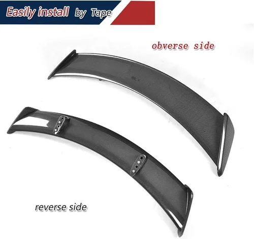 Miniatura 6 de Alerón trasero del tronco de fibra de carbono real para Jaguar F-Type Coupé 2014-2018 Tapa trasera del maletero Highkick Spoiler Wing Factory Outlet