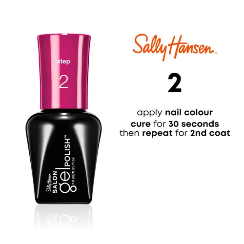 Miniatura 5 de Sally Hansen Salon Pro Gel - Esmalte de uñas en gel laca, Sheer Ecstasy, 0.24 onzas líquidas