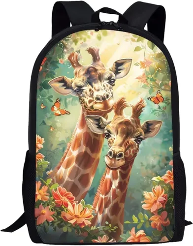 Miniatura 120 de HUGS IDEA Los animales frescos 3D niños escuela libro bolsa niños impresión mochilas, Baloncesto, Moderno
