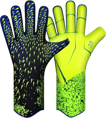Miniatura 8 de Guantes de Portero de Fútbol, Guantes de Portero de Fútbol con Agarre Definitivo con Tallas 6/7/8/9/10, Agarre Fuerte, Fútbol Americano para Negro
