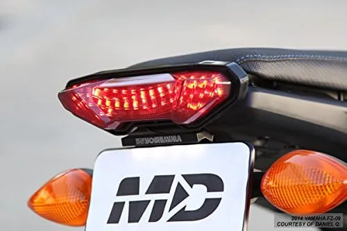 Miniatura 6 de Luces traseras LED secuenciales integradas Lente de humo para Yamaha FZ-09 15-17 FJ-09 19-20 Tracer 900 2014-2016