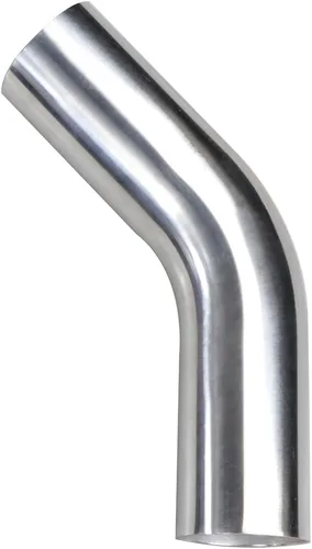 Miniatura 8 de 2" (51mm) OD 45 Grados Tubo de Codo de Aluminio, Tubo de Intercooler, Tubo de Toma de Aire, Radio 1.5D, Tubo de Aleación de Aluminio Alto Pulido