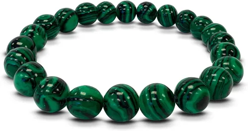 Miniatura 239 de Gem Avenue Handmade Round Bead Stretch Bracelet Unisex Natural Stone Beaded Jewelry for Men & Women, Elastic Wristband for Daily Wear