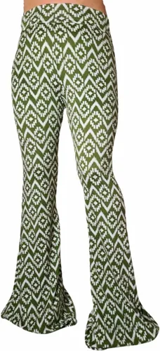 Miniatura 92 de ShopMyTrend - Pantalones de yoga largos con piernas anchas y acampanadas estilo palazzo, con cintura alta, para mujer