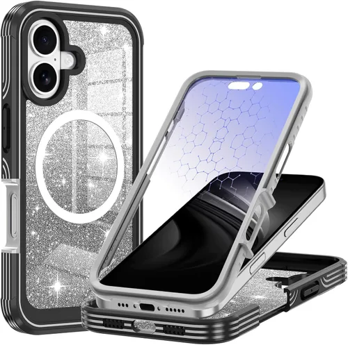 Miniatura 11 de Hekodonk Funda para iPhone 15 Pro Max, compatible con Magsafe [protector de pantalla de vidrio templado integrado y protección de lente de cámara]