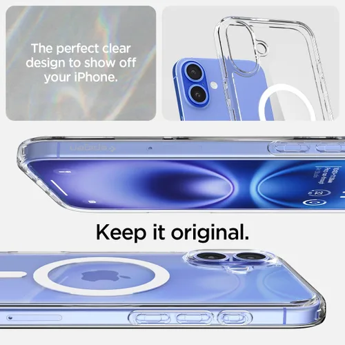 Miniatura 340 de Spigen Funda para iPhone 13 Mini, ultra híbrida MagFit [antiamarilleo] [compatible con Magsafe] - Transparente