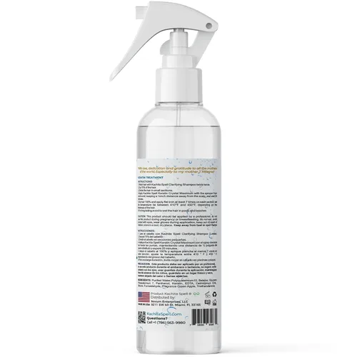 Miniatura 8 de Kachita Spell Keratina Crystal Máximo Tratamiento de Alisado Express en Spray de Queratina para el Cabello, 20 Minutos para Peinados Duraderos, Uso