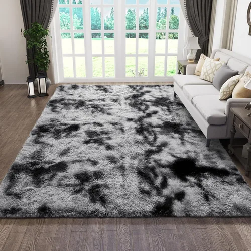 Miniatura 142 de Ophanie Alfombra Verde de Césped, Alfombras de Área para Dormitorio, Alfombra Shag Esponjosa de 4x6 pies, Suave Peluda Afelpada Linda para Niños 7