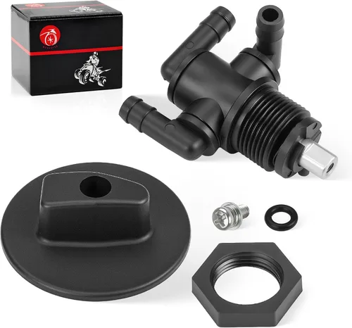 Válvula de depósito de combustible Petcock 3 vías y tuerca de perilla para Polaris Sportsman 335 400 500 600 700 Twin Magnum Trail Boss 325 330 500