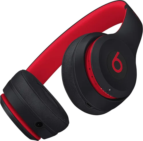Miniatura 4 de Beats Solo3 Auriculares inalámbricos sobre la oreja – Colección Beats Decade – Desafiante Negro-Rojo (Renovado)