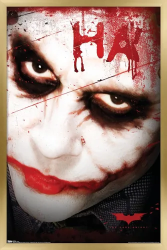 Miniatura 18 de Trends International DC Comics Movie - Póster de pared de The Dark Knight - The Joker Ha in Blood de 14.725 x 22.375 pulgadas, versión enmarcada