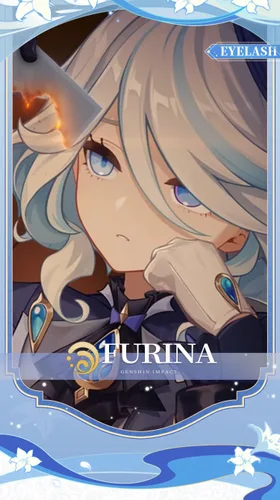 Miniatura 3 de KIRA KIRA Pestañas Furina Genshin Impact Cosplay Focalors Pestañas postizas negras con diamantes de imitación Doki Furina Fontaine Pestañas Cosplay