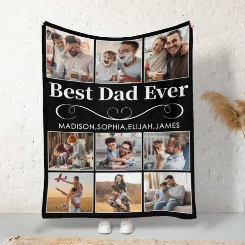 Miniatura 36 de MyPupSocks Manta personalizada para mamá, regalos personalizados para mamá, manta de cama con fotos, regalos de cumpleaños para mujeres, mamá