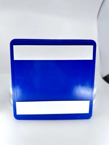 Miniatura 2 de Letrero de accesibilidad compatible con ADA, 6 x 6 pulgadas, color azul