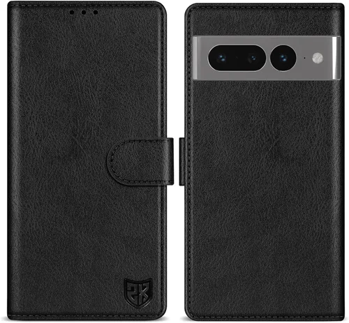 Miniatura 26 de ZZXX Funda tipo cartera para Google Pixel 7 con bloqueo RFID, ranura para tarjetas, función atril, cierre magnético, funda protectora de cuero