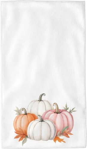 Miniatura 24 de Toalla de mano con diseño de calabaza y otoño, para la cara, 27.5 x 15.7 pulgadas, microfibra de secado rápido, suave, absorbente, para baño, playa