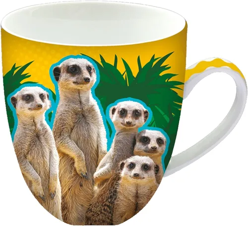 Miniatura 16 de Animug - Taza de café de mariposa de Deluxebase. Taza de cerámica grande de 15 onzas líquidas con diseño de animales, apta para lavavajillas, taza