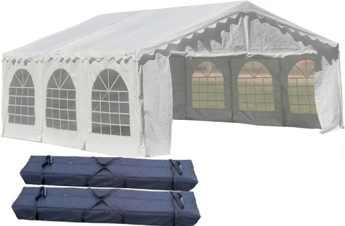 Delta Carpas de PE Económicas de 20'x20' Incluyendo 2 Bolsas Gratis para Fiestas, Carpa Exterior Carpas para Fiestas, Carpa de Fiesta de Boda con