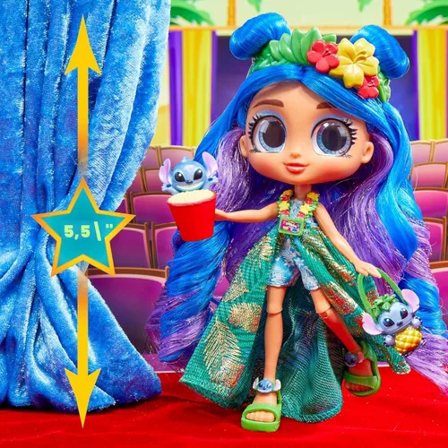 Miniatura 8 de Disney Doorables ADOORBS - Muñeca Superfan de Stitch de Lujo, 2 Figuras Exclusivas, Estreno de Película, Desempaqueta 10 Mini Accesorios