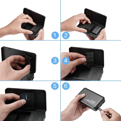 Miniatura 8 de JYJZPB Paquete de 2 baterías LP-E6N compatibles con cámaras Canon EOS R R5 R6 R7 90D 60D 70D 80D 5D II, 5D III, 5D Mark IV, 6D, 6D II, 7D, 7D II