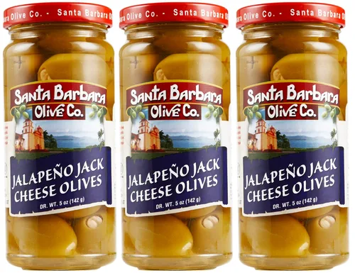 Miniatura 8 de Aceitunas Rellenas de Queso Feta Santa Barbara 10 oz, Paquete de 2