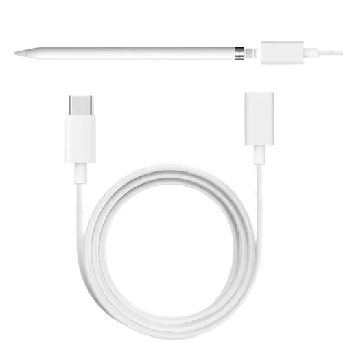 Miniatura 8 de Diseño para cargador de lápiz Apple, adaptador de Apple Pencil de 1 pie/1 paquete, cargador iPencil de carga rápida compatible con Apple Pencil